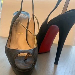 Christian Louboutin Peep Toe Heels